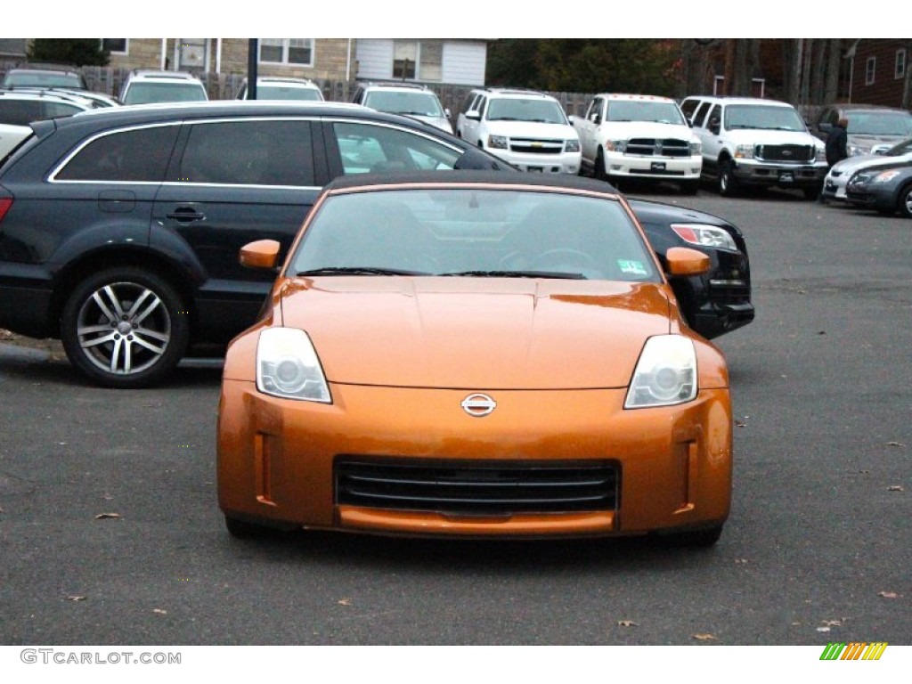 2006 350Z Touring Roadster - Le Mans Sunset Metallic / Charcoal Leather photo #2