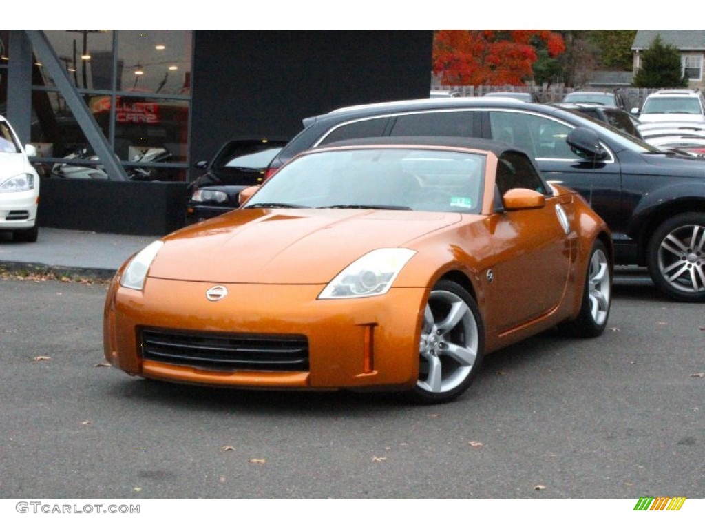 2006 350Z Touring Roadster - Le Mans Sunset Metallic / Charcoal Leather photo #3