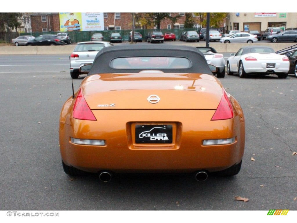 2006 350Z Touring Roadster - Le Mans Sunset Metallic / Charcoal Leather photo #6
