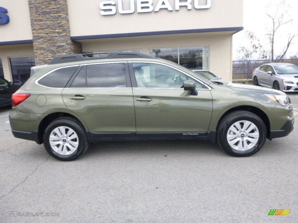 Wilderness Green Metallic 2015 Subaru Outback 2.5i Premium Exterior Photo #99139207