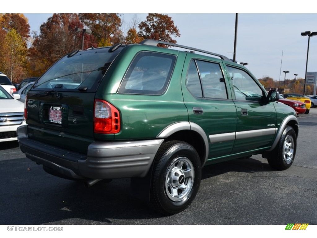 2000 Rodeo LS - Garden Green Mica / Gray photo #3