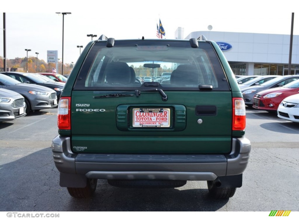 2000 Rodeo LS - Garden Green Mica / Gray photo #4