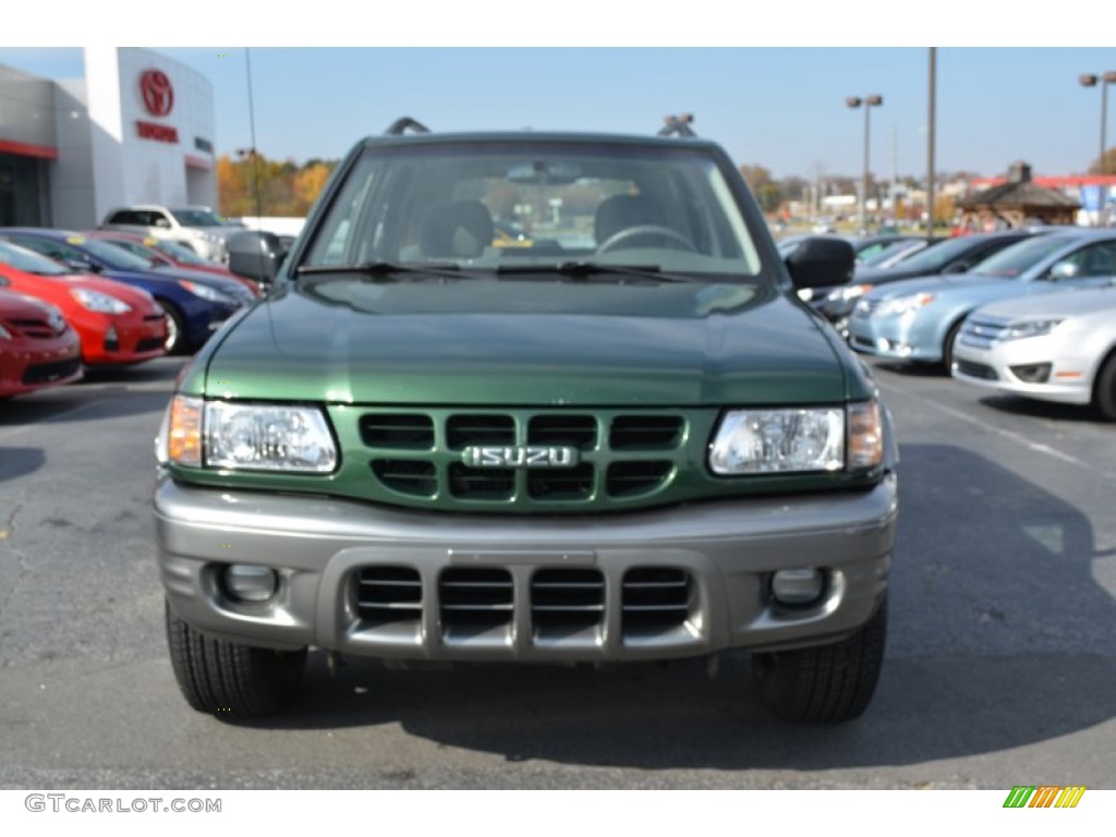2000 Rodeo LS - Garden Green Mica / Gray photo #25