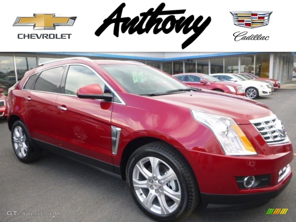 2015 SRX Performance AWD - Crystal Red Tintcoat / Caramel/Ebony photo #1