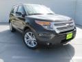 2015 Tuxedo Black Ford Explorer XLT  photo #2
