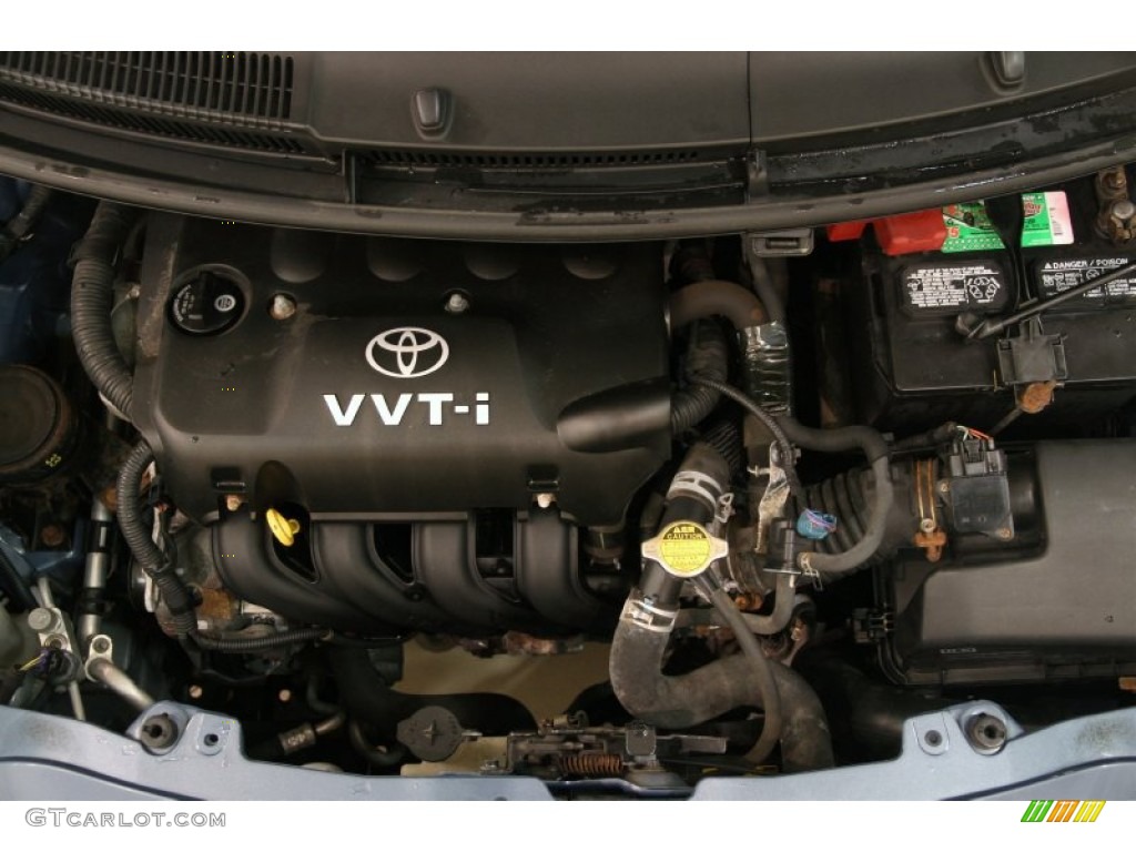 2007 Yaris 3 Door Liftback - Bayou Blue Metallic / Dark Charcoal photo #15