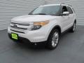 2015 White Platinum Ford Explorer Limited  photo #7