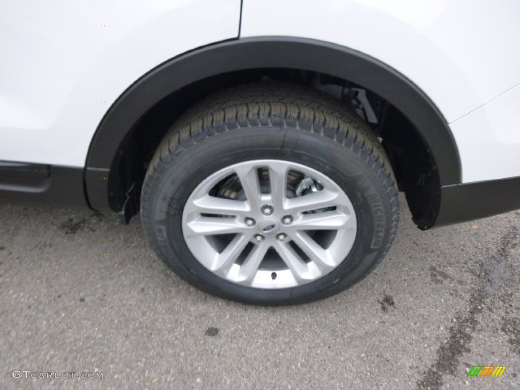 2015 Explorer 4WD - Oxford White / Medium Light Stone photo #9