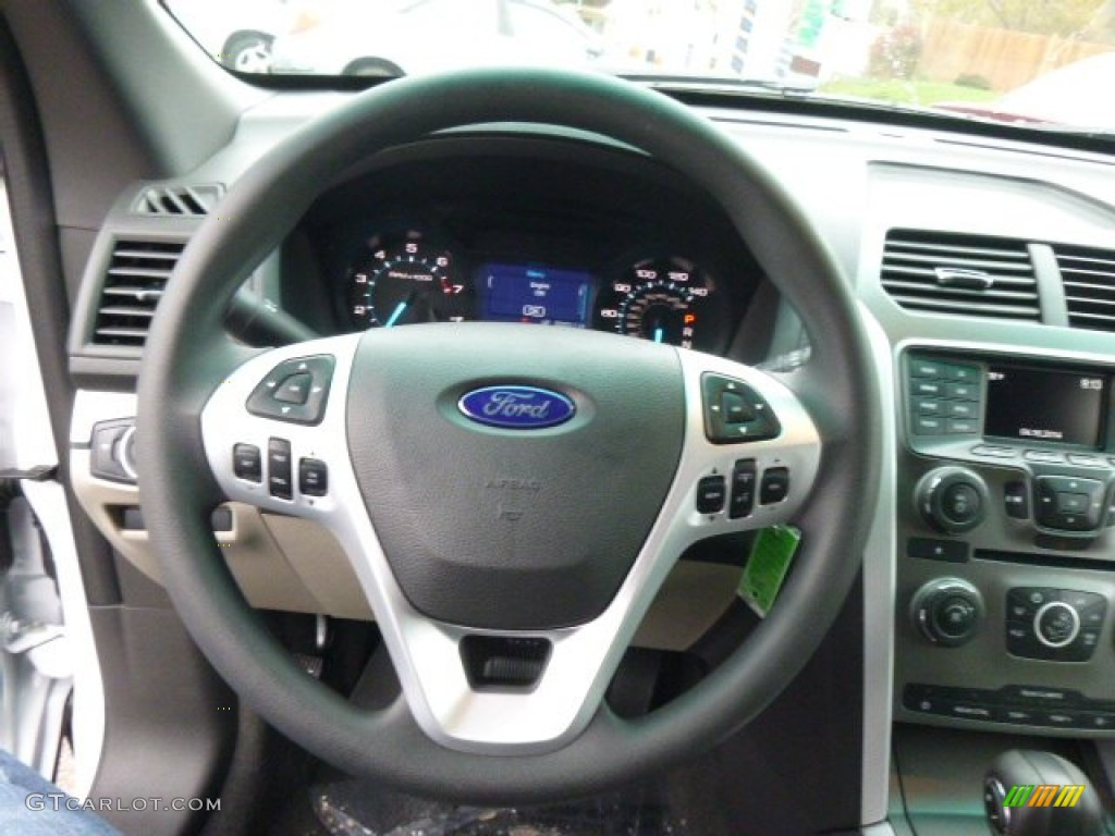 2015 Explorer 4WD - Oxford White / Medium Light Stone photo #18