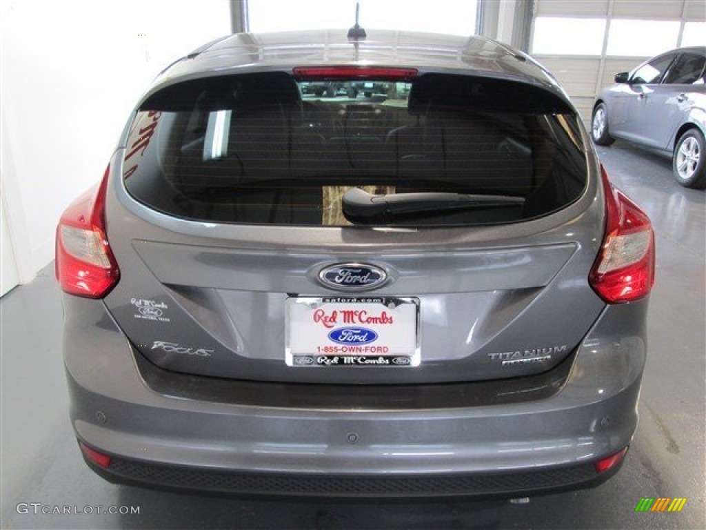 2014 Focus Titanium Hatchback - Sterling Gray / Charcoal Black photo #5