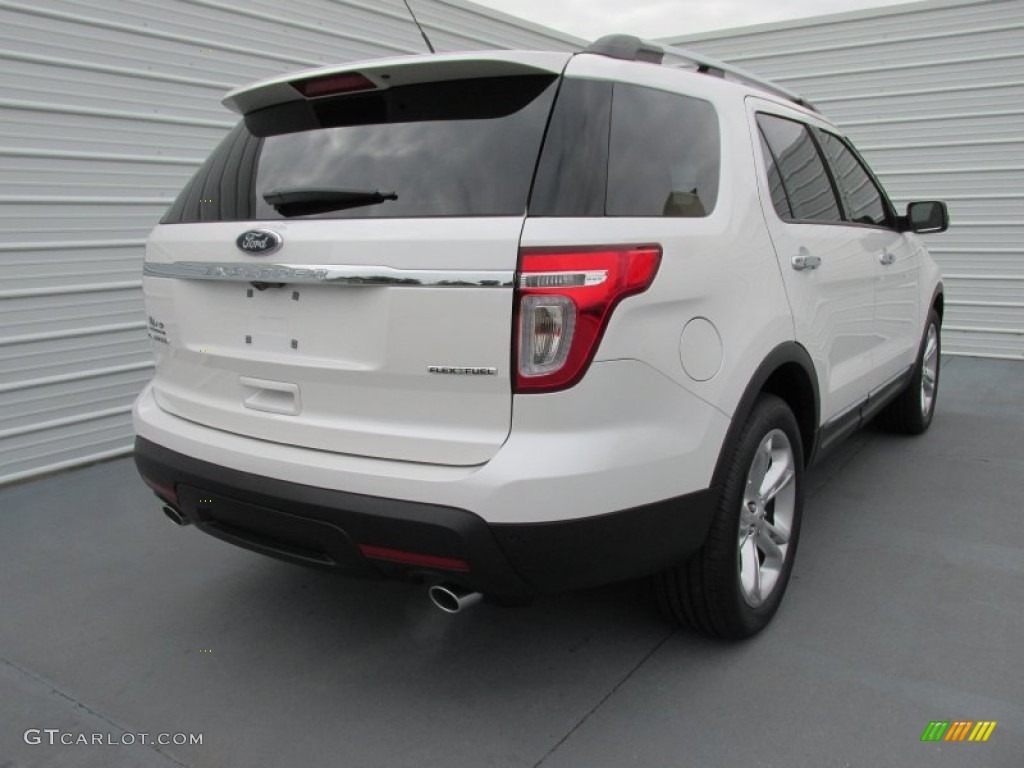 2015 Explorer Limited - White Platinum / Medium Light Stone photo #4
