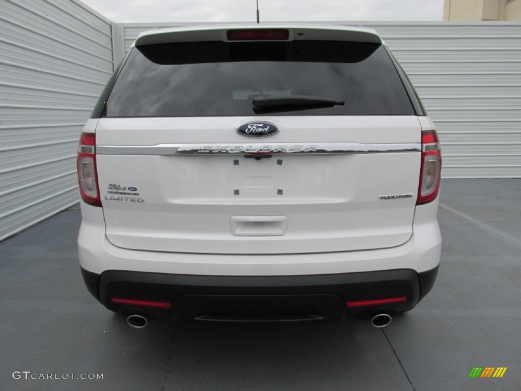 2015 Explorer Limited - White Platinum / Medium Light Stone photo #5