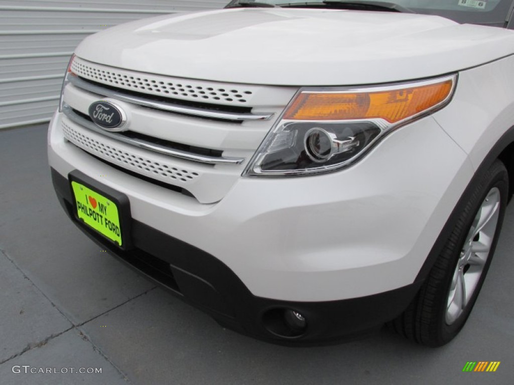 2015 Explorer Limited - White Platinum / Medium Light Stone photo #10