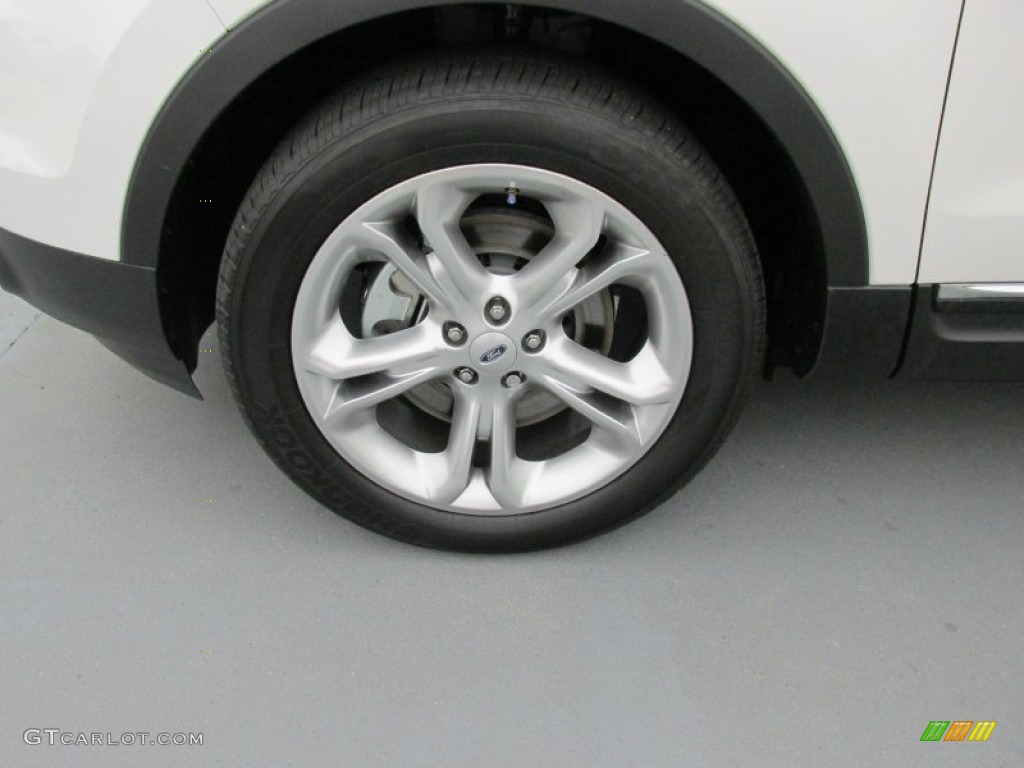 2015 Explorer Limited - White Platinum / Medium Light Stone photo #11