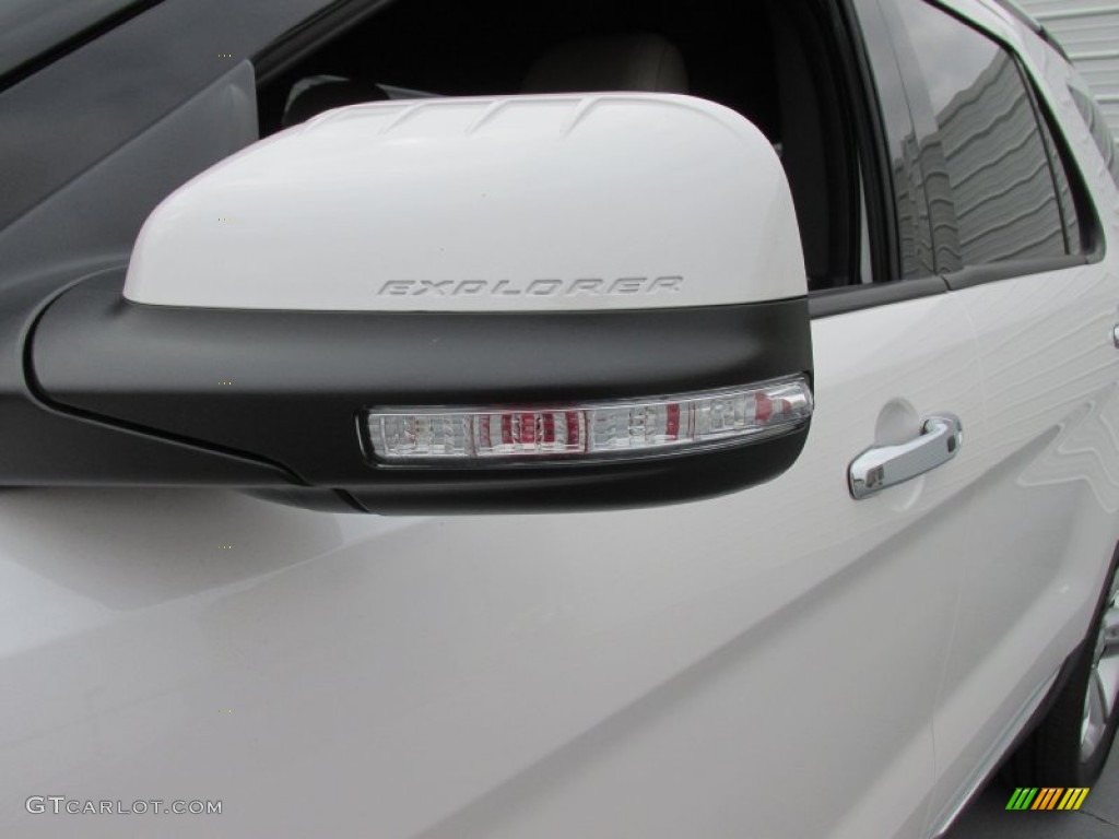 2015 Explorer Limited - White Platinum / Medium Light Stone photo #12