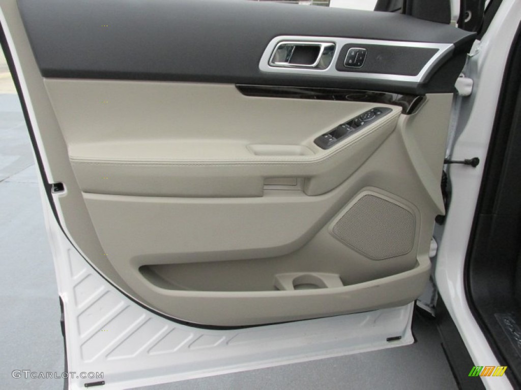 2015 Explorer Limited - White Platinum / Medium Light Stone photo #22