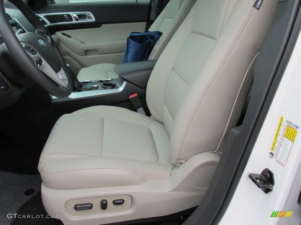 2015 Explorer Limited - White Platinum / Medium Light Stone photo #24