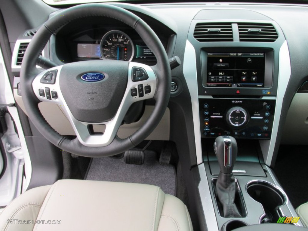 2015 Explorer Limited - White Platinum / Medium Light Stone photo #26