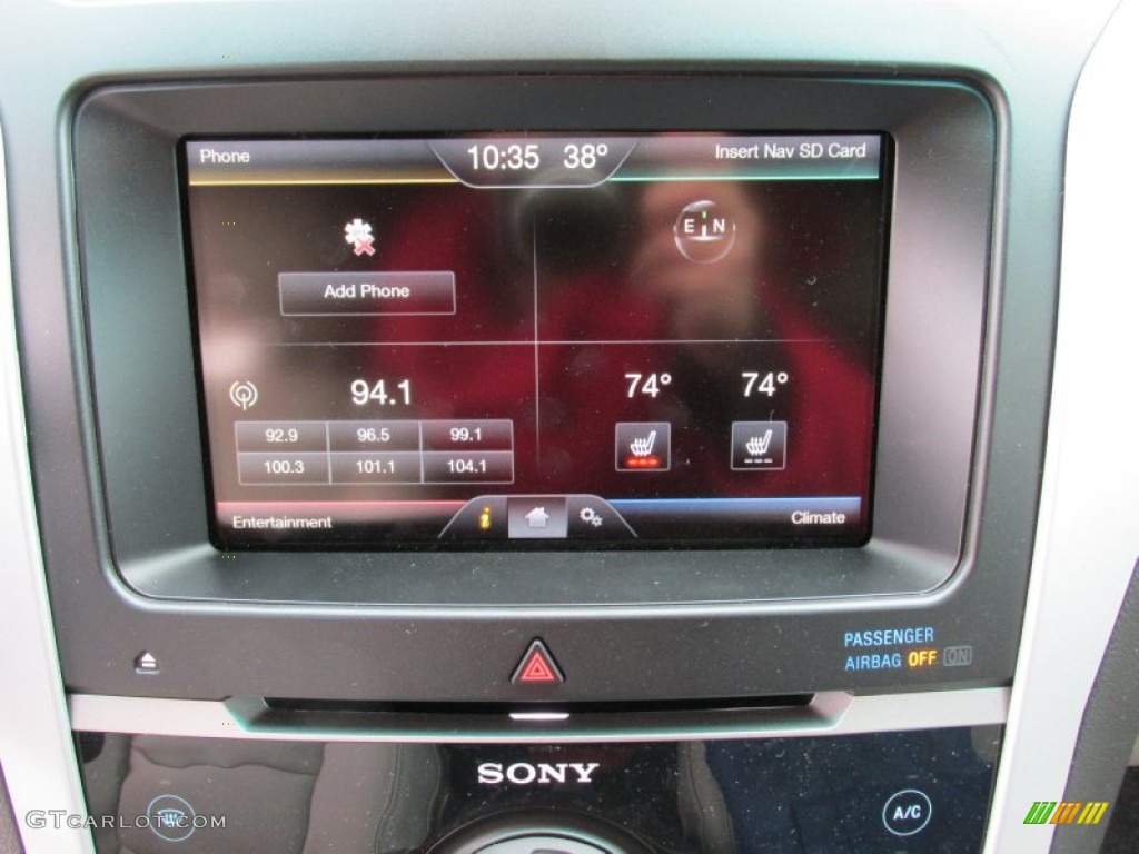 2015 Explorer Limited - White Platinum / Medium Light Stone photo #28