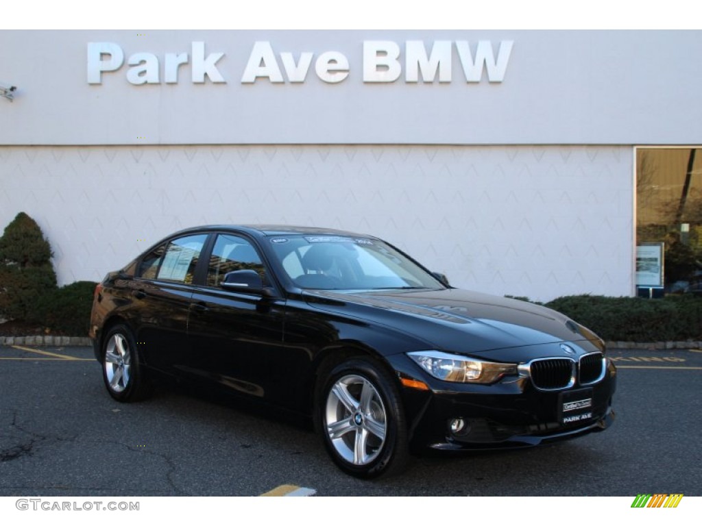 2014 3 Series 328i xDrive Sedan - Black Sapphire Metallic / Black photo #1