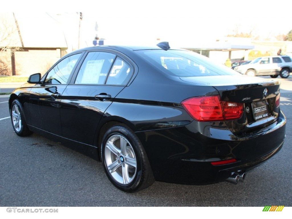 2014 3 Series 328i xDrive Sedan - Black Sapphire Metallic / Black photo #5