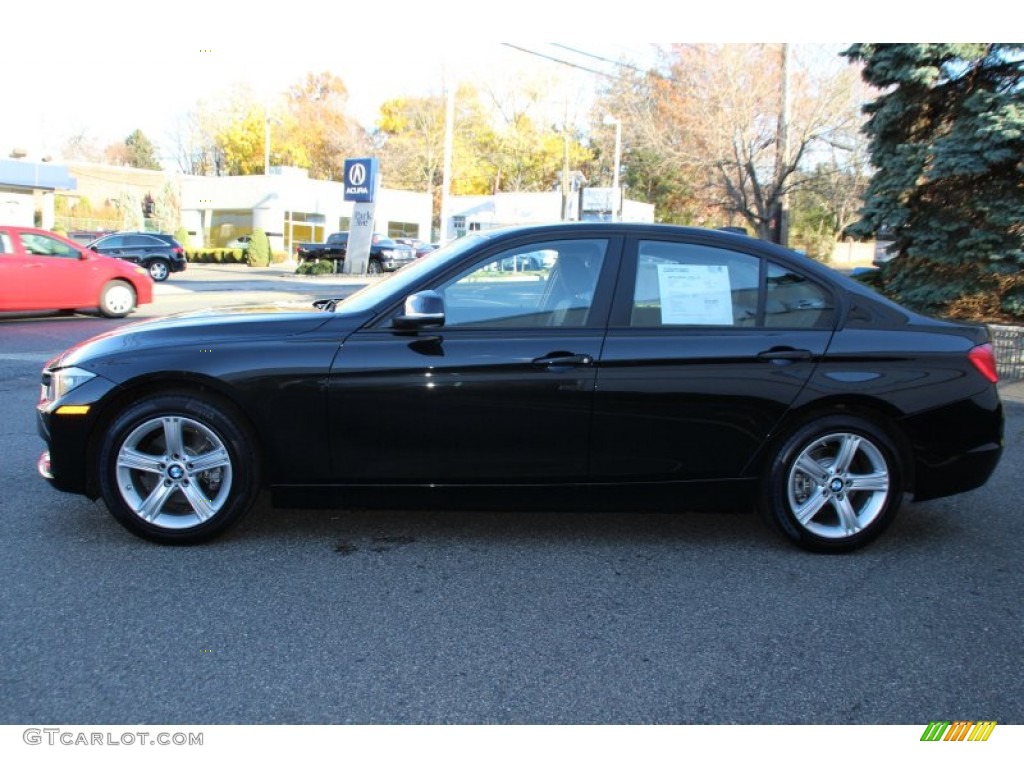 2014 3 Series 328i xDrive Sedan - Black Sapphire Metallic / Black photo #6