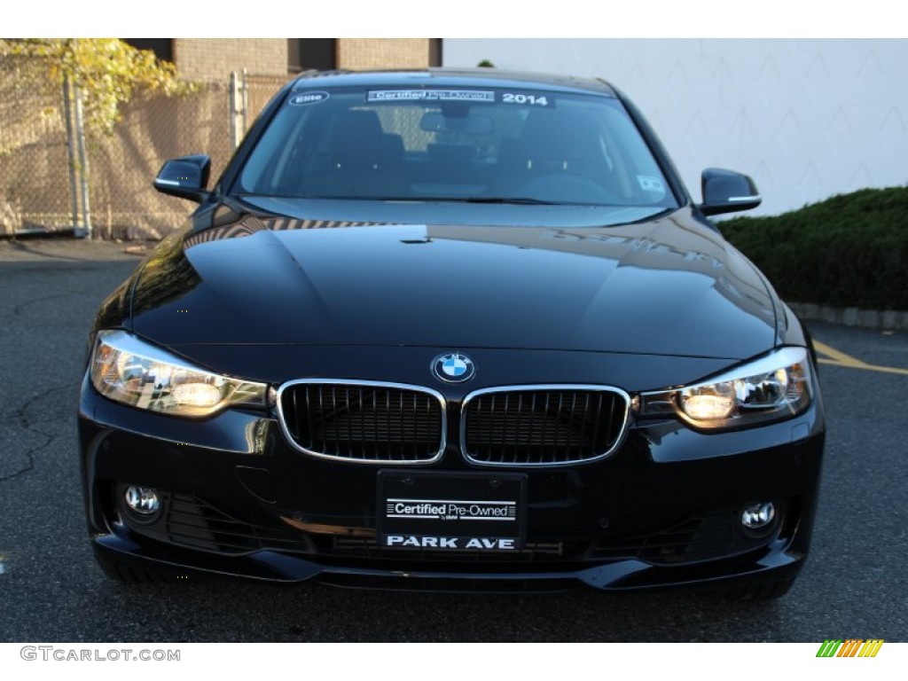 2014 3 Series 328i xDrive Sedan - Black Sapphire Metallic / Black photo #8