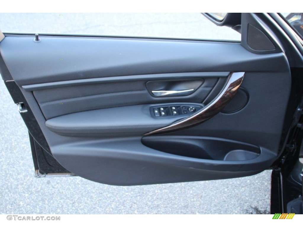 2014 3 Series 328i xDrive Sedan - Black Sapphire Metallic / Black photo #9