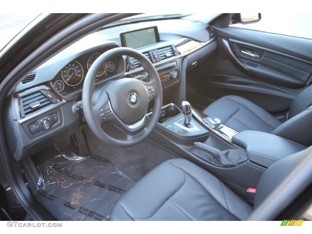2014 3 Series 328i xDrive Sedan - Black Sapphire Metallic / Black photo #11