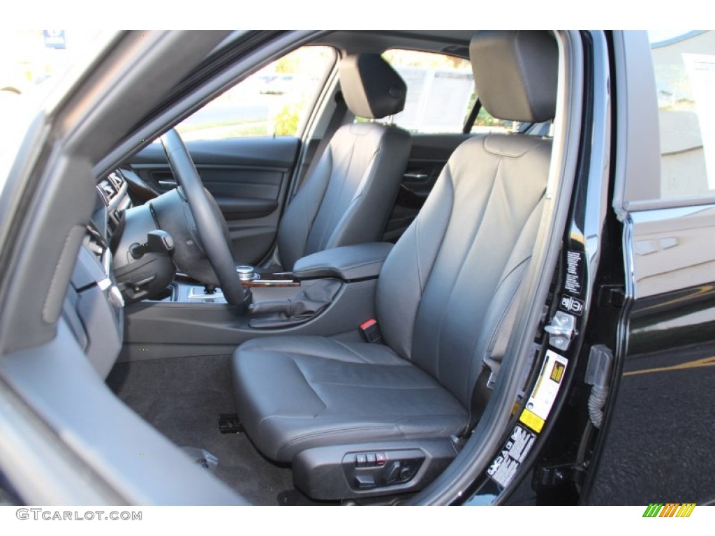 2014 3 Series 328i xDrive Sedan - Black Sapphire Metallic / Black photo #14