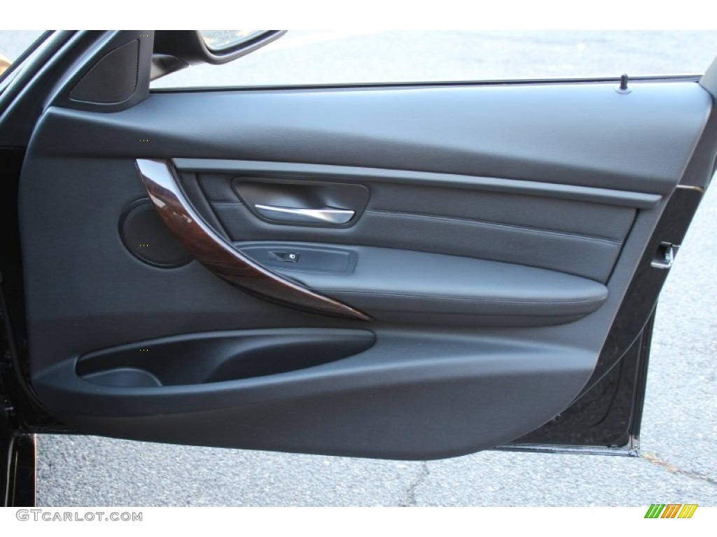 2014 3 Series 328i xDrive Sedan - Black Sapphire Metallic / Black photo #27
