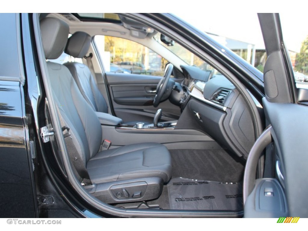2014 3 Series 328i xDrive Sedan - Black Sapphire Metallic / Black photo #29