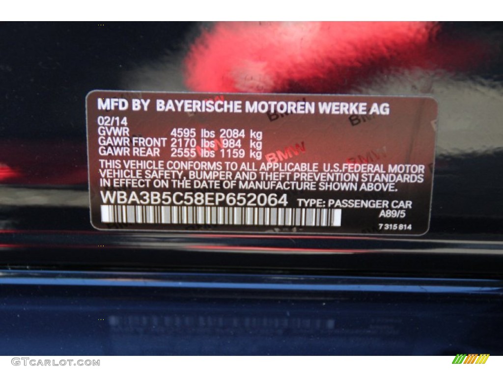 2014 3 Series 328i xDrive Sedan - Imperial Blue Metallic / Black photo #34
