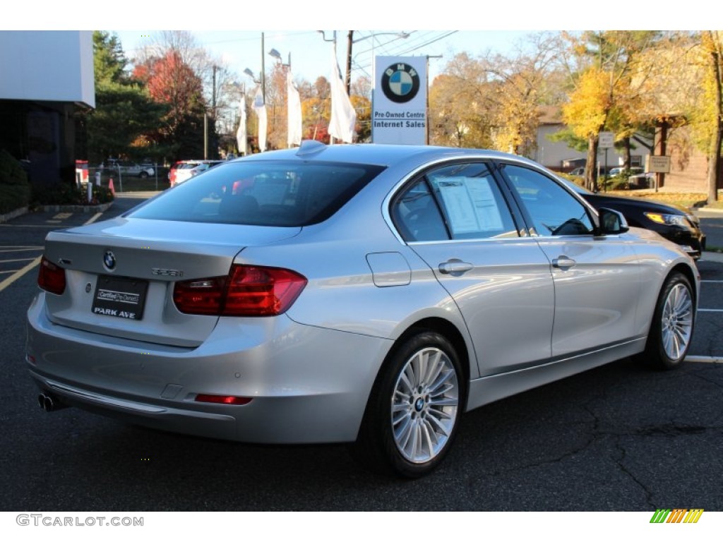 2014 3 Series 328i xDrive Sedan - Glacier Silver Metallic / Black photo #3