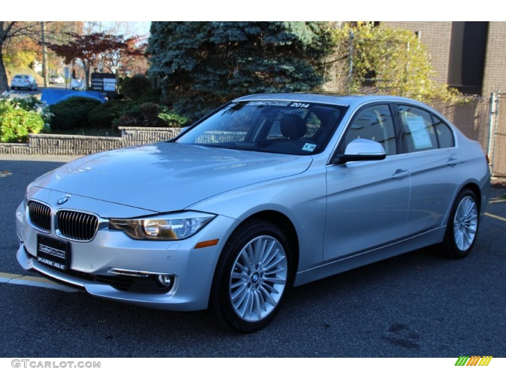 2014 3 Series 328i xDrive Sedan - Glacier Silver Metallic / Black photo #7