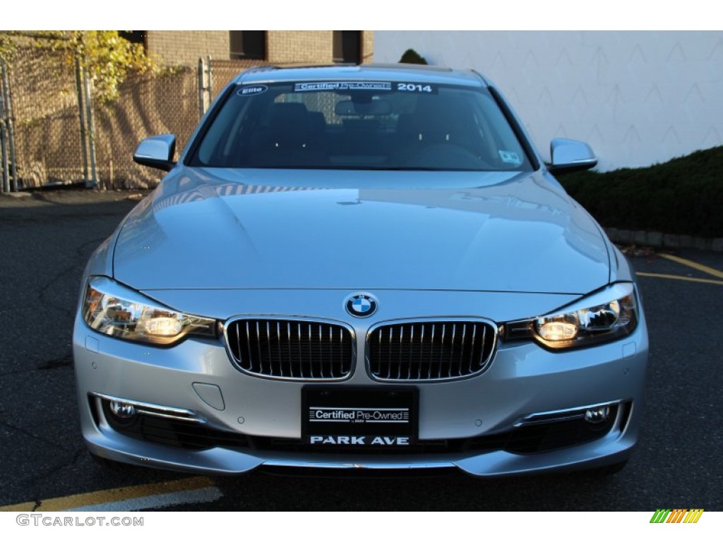 2014 3 Series 328i xDrive Sedan - Glacier Silver Metallic / Black photo #8