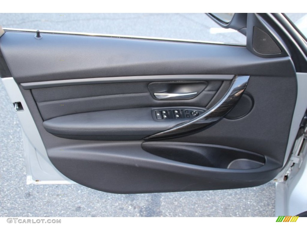 2014 3 Series 328i xDrive Sedan - Glacier Silver Metallic / Black photo #9