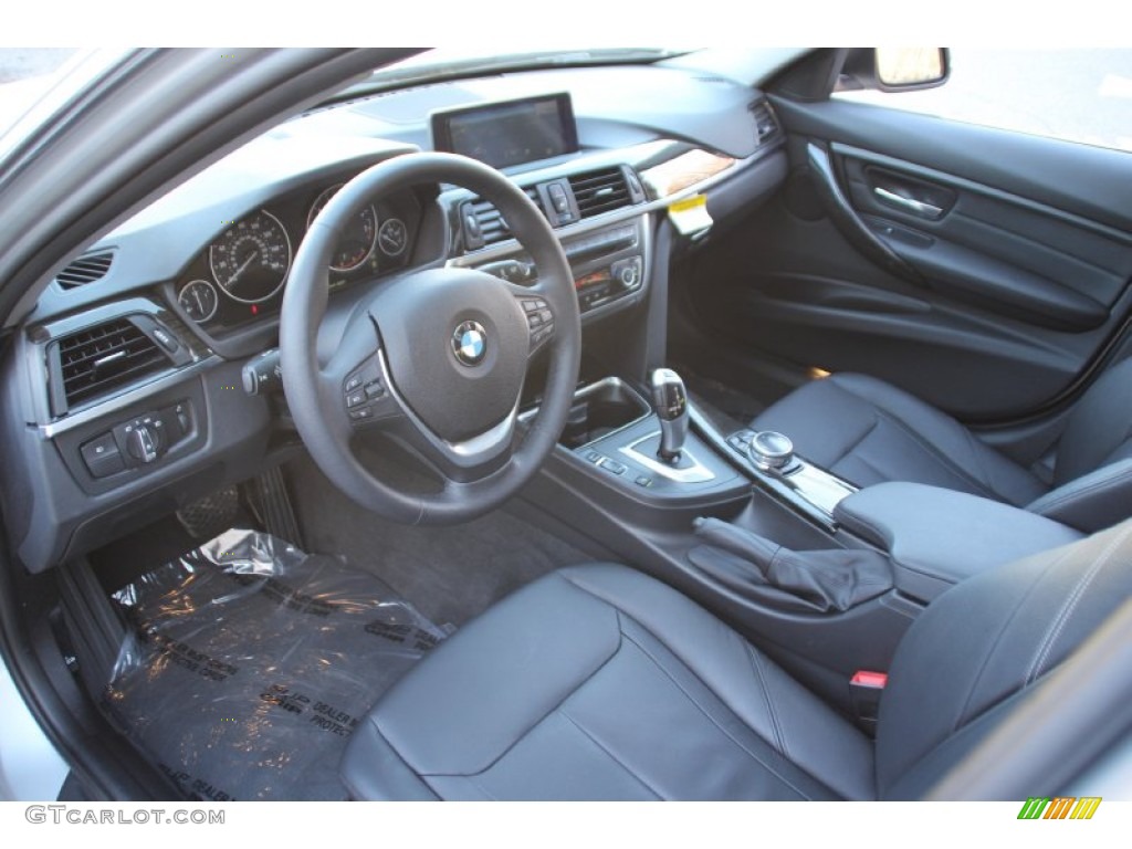 2014 3 Series 328i xDrive Sedan - Glacier Silver Metallic / Black photo #11