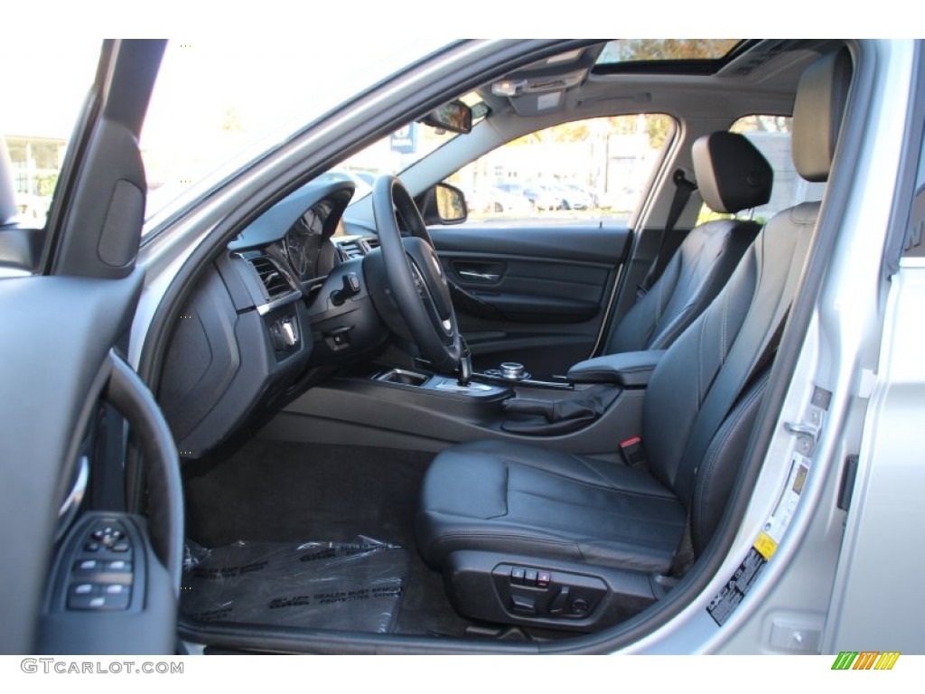 2014 3 Series 328i xDrive Sedan - Glacier Silver Metallic / Black photo #12