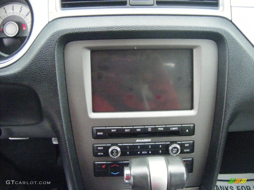 2011 Mustang V6 Premium Coupe - Ebony Black / Stone photo #7