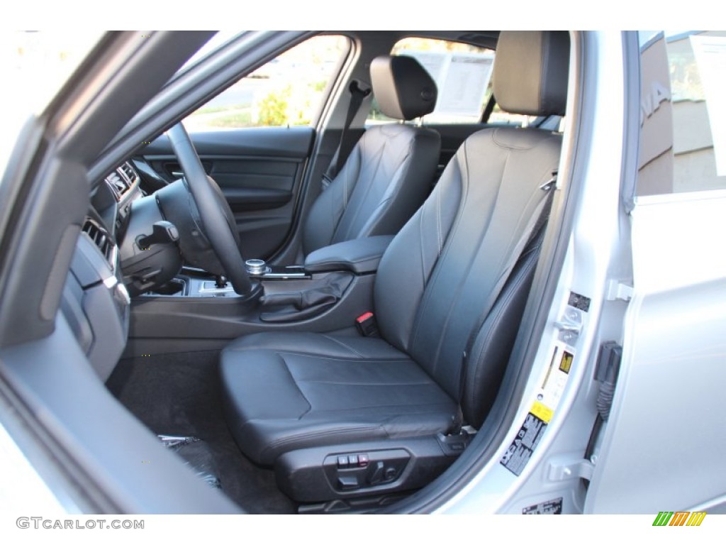 2014 3 Series 328i xDrive Sedan - Glacier Silver Metallic / Black photo #14