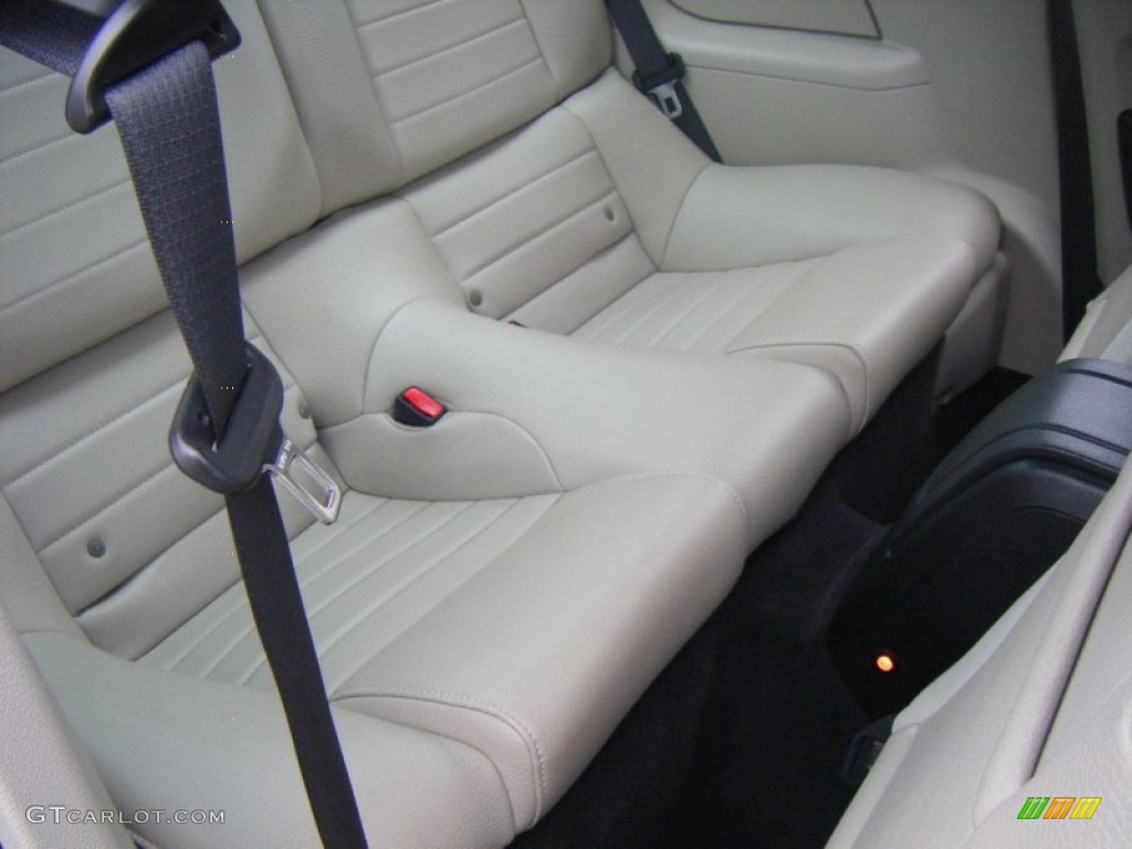 2011 Mustang V6 Premium Coupe - Ebony Black / Stone photo #14