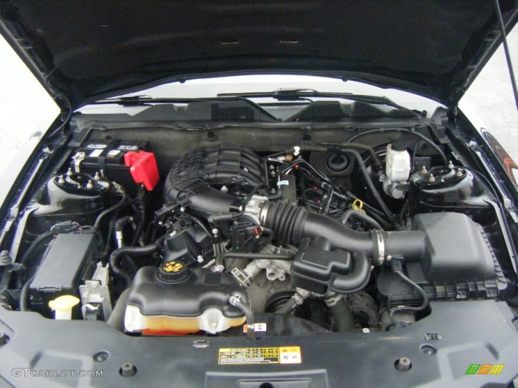 2011 Mustang V6 Premium Coupe - Ebony Black / Stone photo #17