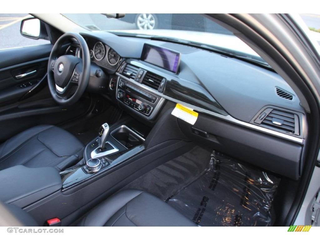 2014 3 Series 328i xDrive Sedan - Glacier Silver Metallic / Black photo #28