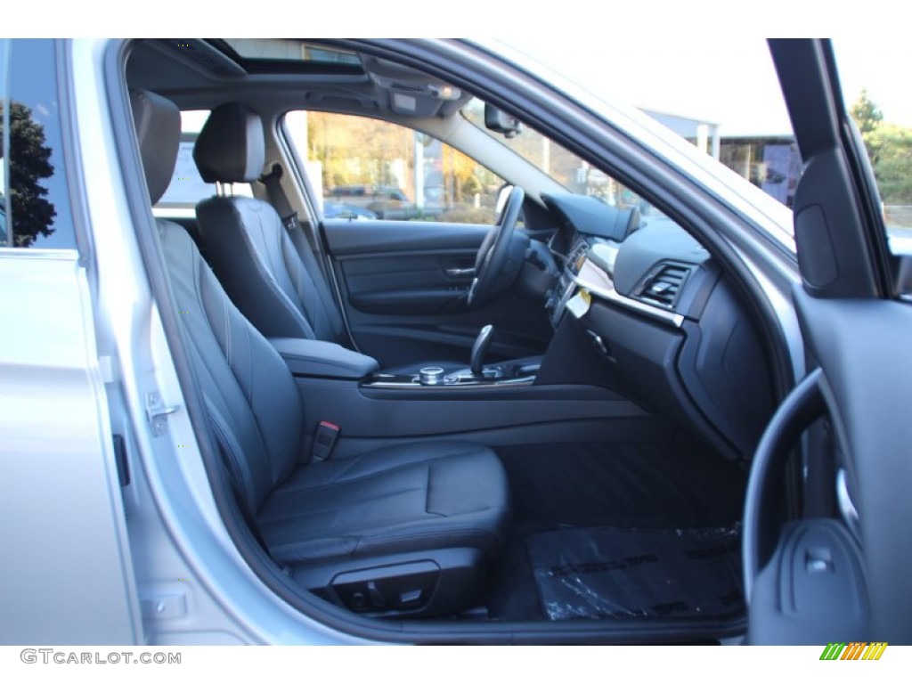 2014 3 Series 328i xDrive Sedan - Glacier Silver Metallic / Black photo #29