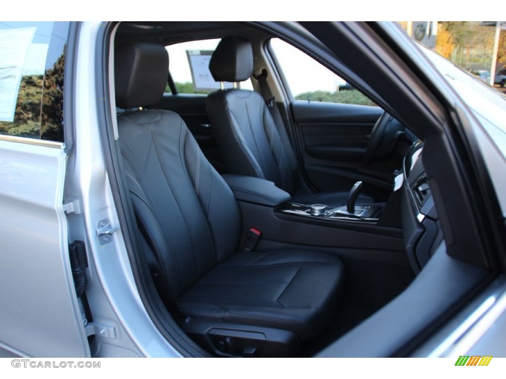 2014 3 Series 328i xDrive Sedan - Glacier Silver Metallic / Black photo #30