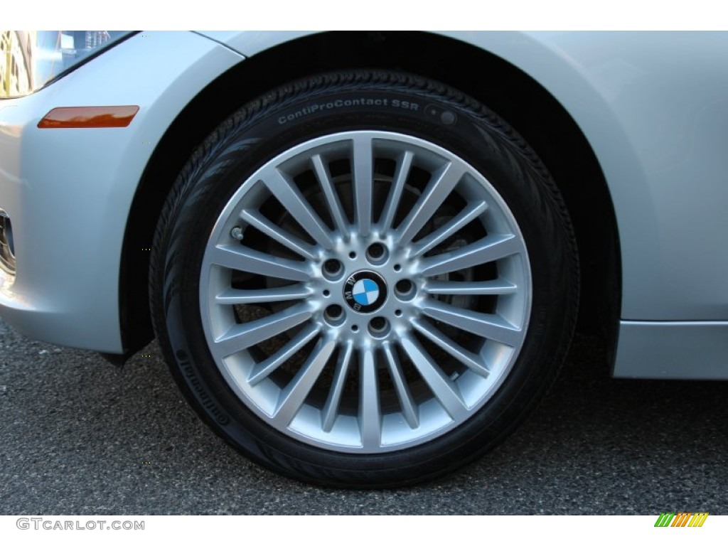 2014 3 Series 328i xDrive Sedan - Glacier Silver Metallic / Black photo #33