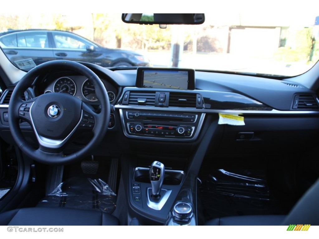 2014 3 Series 328i xDrive Sedan - Black Sapphire Metallic / Black photo #16