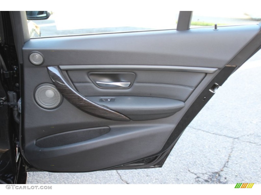 2014 3 Series 328i xDrive Sedan - Black Sapphire Metallic / Black photo #24