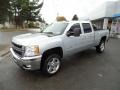 2013 Silver Ice Metallic Chevrolet Silverado 2500HD LTZ Crew Cab 4x4  photo #1